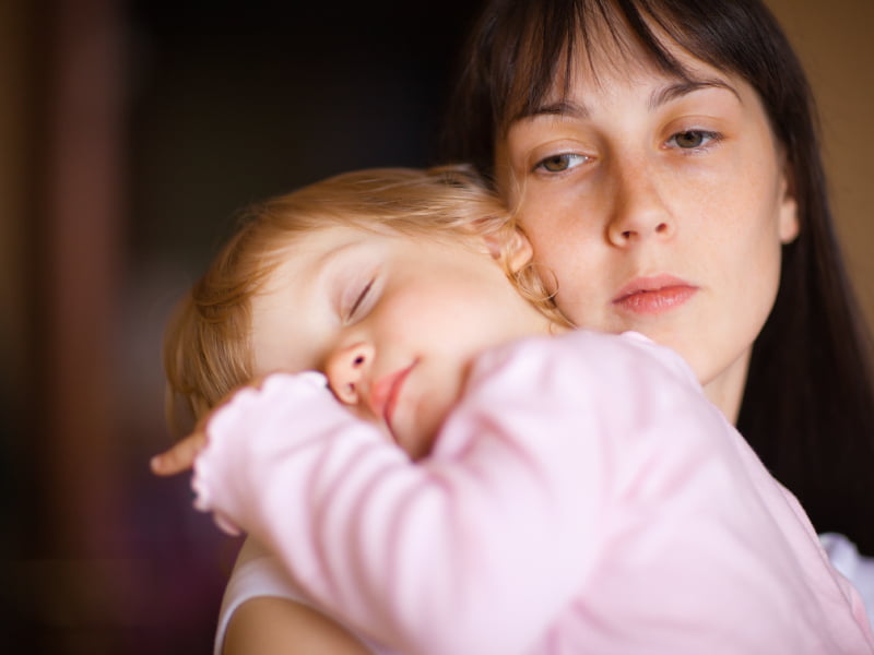 adulte deprime porte bebe   istock 3